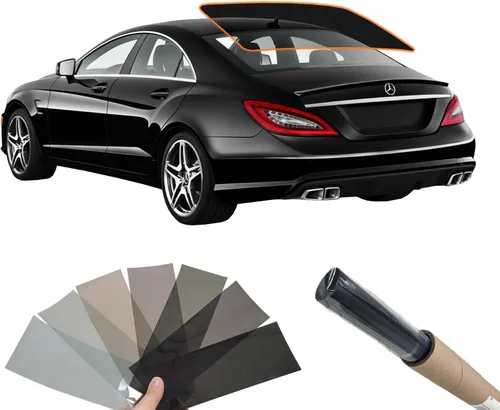 Miniatura 19 de MotoShield Pro Kit de tintado de ventana automática Personalizar sombra: Película de tinte precortada de carbono 5% - 50% para todos