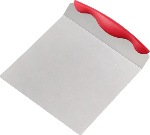 Levantador seguro para tartas, 7.8 x 9.6 pulgadas, acero inoxidable, pala de transferencia de pizza, bandeja cuadrada para tartas, herramienta de