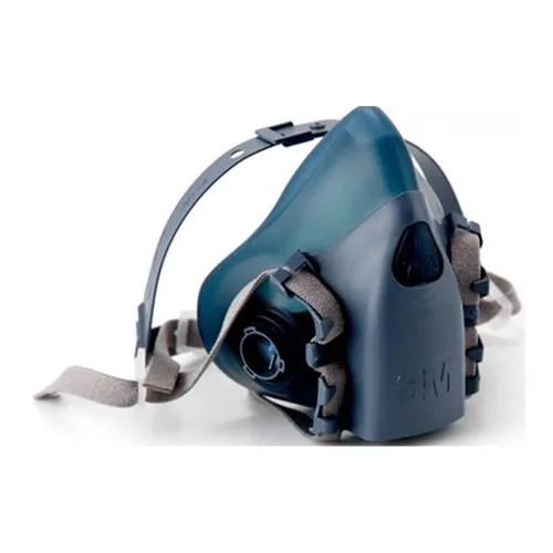 Miniatura 2 de 3M Safety 142-7503 7500 Series - Respirador reutilizable de media cara, azul oscuro, grande
