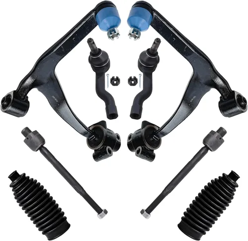 Miniatura 53 de Detroit Axle - Kit de brazos de control de extremo delantero de 8 piezas para Dodge Dakota 00-04, Durango 00-03, 4 brazos de control superior e