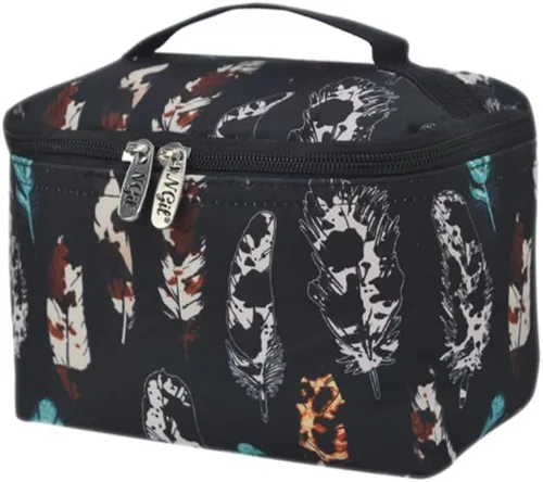 Miniatura 72 de NGIL Bolsa de cosméticos de viaje, bolsa organizadora de maquillaje para mujeres y niñas, Azul Rey Diamantina, Casual