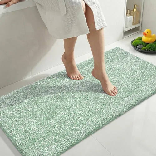 Miniatura 53 de Yimobra Alfombra de baño acolchada antifatiga, antideslizante, lavable, de microfibra suave y densa para lavabo, ducha, pies cansados, cómodo