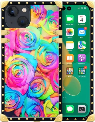 Miniatura 21 de DAIZAG Funda compatible con iPhone 14 Pro Max, funda de Angel Wings Girl para iPhone 14 Pro Max, decoración de metal de TPU suave a prueba de golpes