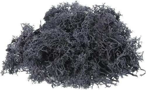 Miniatura 16 de MECCANIXITY Musgo artificial de musgo de 3.5 onzas, musgo artificial preservado natural para manualidades, manualidades, proyectos florales, Negro
