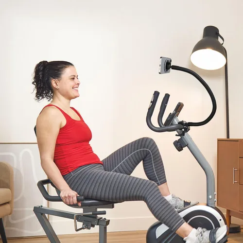 Miniatura 5 de Mippko Soporte magnético de cuello de cisne para cinta de correr/bicicleta giratoria/soporte de micrófono/soporte de música, brazo de cuello