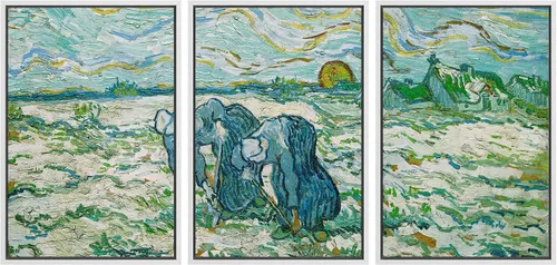 Miniatura 97 de Lienzo decorativo para pared - cuadro con estampado Giclée para decoración del hogar Noche estrellada sobre el Ródano