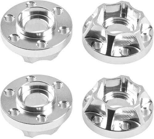 Metal RC Extensión Combinador de Cubo Hexagonal de Rueda de 12mm Compatible con Rin de Rueda de 1.9/2.2 pulgadas Axial SCX10 Traxxas TRX4 D90 1/10