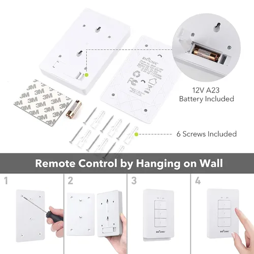 Miniatura 5 de BN-LINK Interruptor eléctrico de tomacorriente inalámbrico de control remoto para luces, ventiladores, luces navideñas, pequeños electrodomésticos