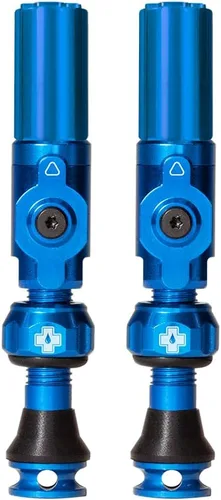 Miniatura 8 de Muc-Off Big Bore - Válvulas híbridas sin cámara, iridiscentes de 1.772 in, tapones antipolvo de precisión para bicicletas con revolucionaria