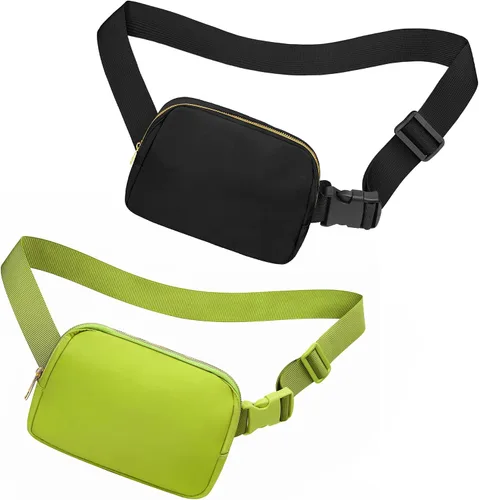 Miniatura 116 de Riñonera cruzada para mujeres y hombres, bolsa para cinturón para senderismo con correa ajustable, riñonera para correr, entrenamiento, deportes