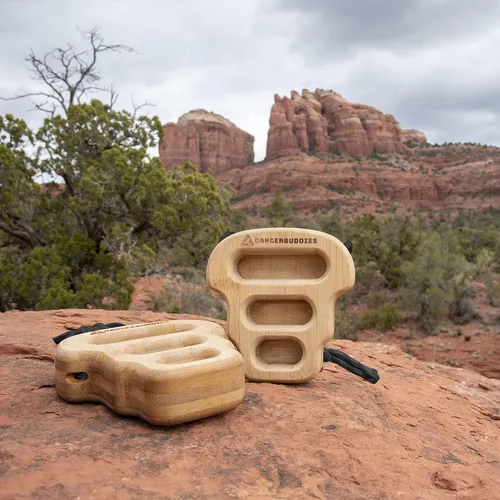 Miniatura 2 de Tableros colgantes de bambú eco-fuertes: diapasones portátiles de madera para escalada en roca
