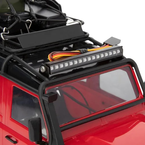 Miniatura 2 de MEUS RACING TRX4M Barra de luz de techo con 16 cuentas, 8 modos de luz para TRX4M Defender Bronco K10 F150 1/18 RC Crawler piezas de actualización