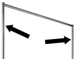 Miniatura 7 de Only Hangers Perchero resistente de grado comercial Z con base naranja. Diseñado para soportar hasta 400 libras