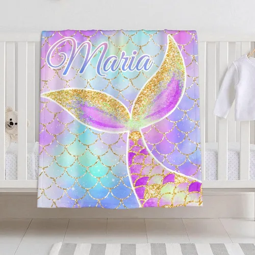Miniatura 17 de Manta de bebé personalizada para niñas y niños, manta de bebé personalizada con nombre para niños pequeños, niños, ducha, recién nacidos, guardería