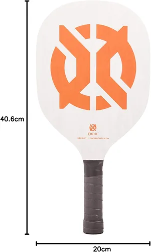 Miniatura 14 de Recruit by Onix - Juego de iniciación de pickleball - Incluye dos paletas de madera de álamo y dos bolas amarillas