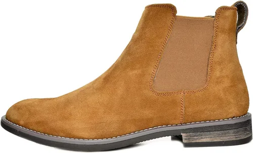 Miniatura 2 de Bruno Marc - Botines tipo Chelsea de gamuza y piel para hombre