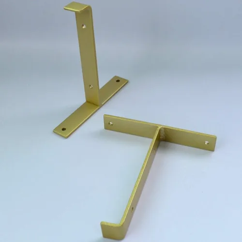 Miniatura 6 de Soportes para estante de esquina de labio montados en la pared, soportes flotantes para estante de cocina, soportes para estante en ángulo recto
