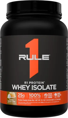 Miniatura 48 de Rule 1 R1 Proteína de suero aislada - con 25g de proteína y 6g de BCAA exclusivamente de fuentes aisladas e hidrolizadas para la recuperación