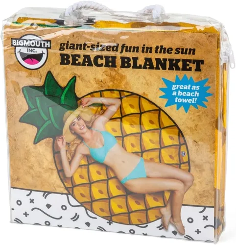 Miniatura 4 de Manta gigante para playa de hamburguesa Bigmouth Inc., Pineapple, talla única