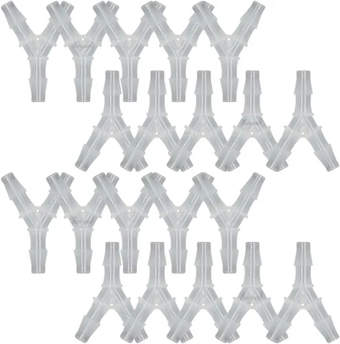 Miniatura 7 de Conector de púas de 3 vías en forma de Y de plástico de 1/2 "para manguera de aire, accesorio de púas de polipropileno de pp de tubería de agua