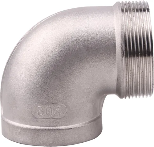 Miniatura 8 de Codo de calle 90 grados, rosca macho x hembra NPT de 1 pulgada SUS304