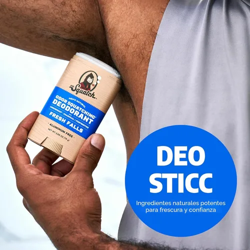 Miniatura 5 de Dr. Squatch Desodorante natural para hombres – Fresh Falls – Desodorante masculino anti-olor sin aluminio (2.65 oz)