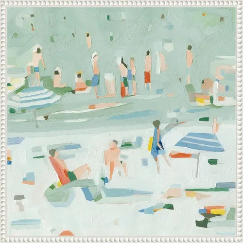 Miniatura 19 de Amanti Art Lienzo enmarcado para pared, 16 x 16 pulgadas, confeti de verano II por Emma Scarvey, lienzo enmarcado para pared, obras de arte