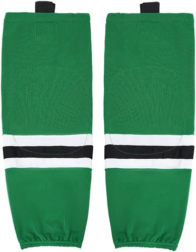 EALER HS100 Series Team Color Dry Fit Calcetines de hockey sobre hielo para niños jóvenes a adultos mayores y jóvenes a adultos, Xw090#verde