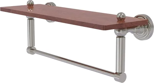 Miniatura 38 de Allied Brass DT-1TB-16-IRW Dottingham Collection - Toallero integrado de madera IPE de 16 pulgadas, color bronce antiguo