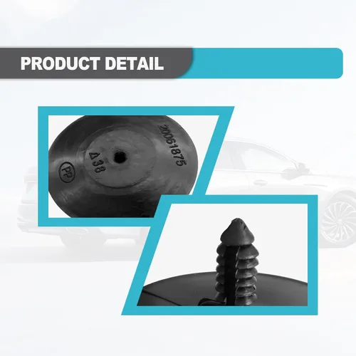 Miniatura 3 de Clips de retención de aislamiento de panel de capó compatibles con GM 3078511 3977775 tamaño de orificio de 1/4 pulgadas (30 piezas)