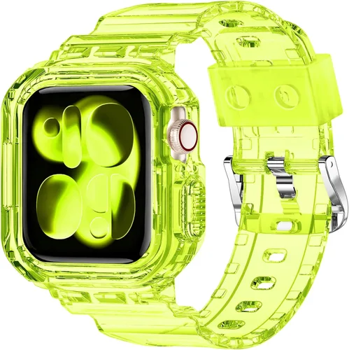 Miniatura 71 de XYF Compatible con correas cristalinas para Apple Watch de 1.929 in, 1.811 in, 1.772 in, 1.732 in, 1.654 in, 1.614 in, 1.575 in, 1.496 in, funda