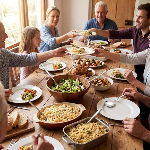 Miniatura 6 de Cuchara de servir buffet de acero inoxidable de 6 piezas, 6 cucharas grandes para servir