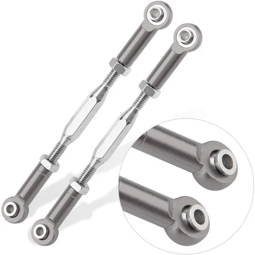 Miniatura 7 de Varillas de dirección de camión a control remoto, 2 varillas de aleación de aluminio para barra de dirección a escala 1/10, camión a control remoto