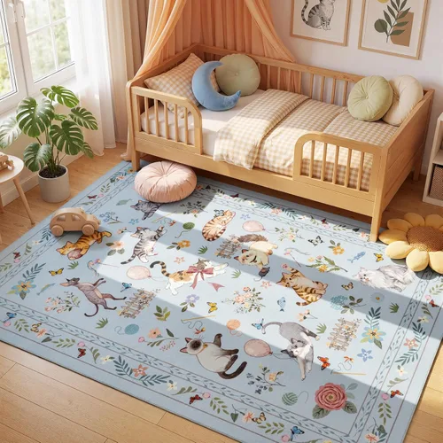 Miniatura 48 de Unirea Alfombra pequeña lavable beige de 2 x 3 para puerta de entrada interior, antideslizante, alfombra de entrada de animales suave para cocina