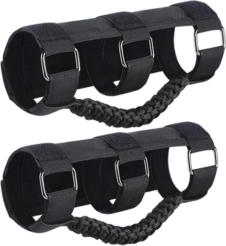 Asas de Agarre para Barra Antivuelco Accesorios de Agarres de Mano de Paracord para Jeep Wrangler JL JK TJ YJ Gladiator Sahara Rubicon Unlimited