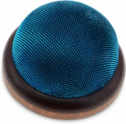 ChezMax Soporte de alfiler de lentejuelas con base de madera, soporte para agujas de coser, soporte de clip hecho a mano, accesorios de costura para