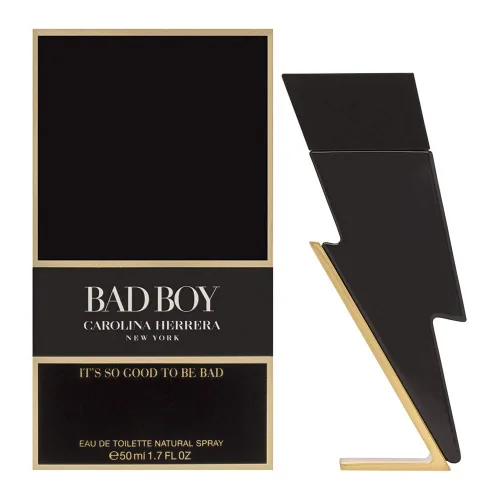 Carolina Herrera Bad Boy Fragancia para Hombre - Aroma Seductor y Masculino - Con Acordes Orientales y Picantes - Ideal para Ropa de Noche - Notas