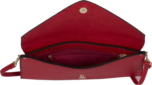 Miniatura 4 de Mabel Women's Wristlets Clutch Envelope Purse in Faux Vegan Leather with a Long Shoulder Strap - PIPER