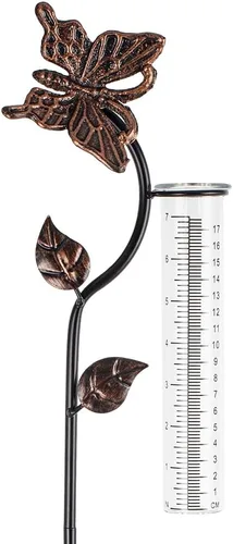 Miniatura 18 de Tubo de Vidrio de Repuesto para Pluviómetro de Capacidad de 7'', 2 Piezas Tubos de Repuesto para Pluviómetro para Jardín Patio Exterior