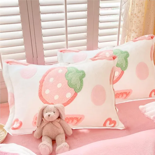 Miniatura 7 de MorroMorn Fundas de Almohadas Decorativas Florales, 2 Paquetes Fundas de Almohadas de Felpa Tamaño Estándar, Fundas de Almohadas Suaves y Peludas