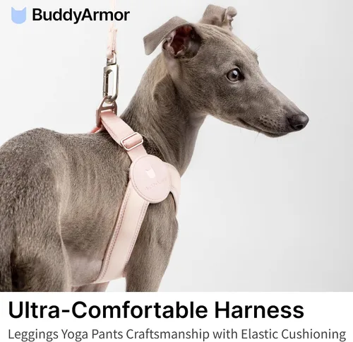 Miniatura 2 de Arnés Ultra Cómodo para Perros Ajustable Chaleco Suave para Perros, Cierre de Hebilla de Aleación Ligero Elástico Arnés para Cachorros Step in