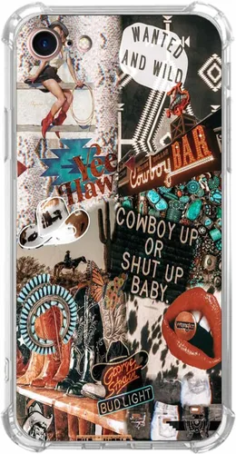 Miniatura 92 de Funda de colágeno de periódico retro para iPhone 13 Pro Max, patrón de papeles viejos estético, funda única de TPU de moda compatible con iPhone 13