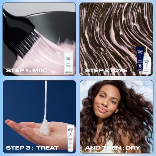 Miniatura 6 de Clairol Nice'n Easy - Tinte permanente para el cabello, color azul negro 2BB, paquete de 1 unidad 2BB Azul Negro