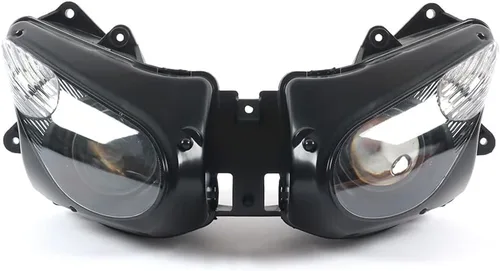 Miniatura 34 de Conjunto de faros delanteros de motocicleta compatible con Honda CBR1000RR 2004 2005 2006 2007 motocicleta plástico faro delantero faro delantero
