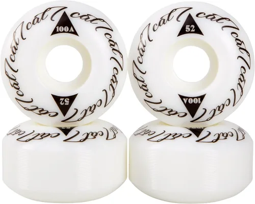 Miniatura 9 de Cal 7 Catch-22 Ruedas de patineta, 2.047 in y 100 A, diseño en blanco y negro, ideal para truco, calle y más multicolor/fantasía (AllStar)