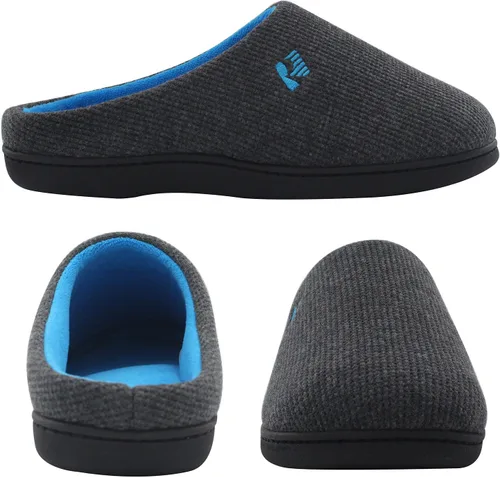 Miniatura 3 de Pantuflas RockDove para hombre de espuma viscoelástica, dos tonos