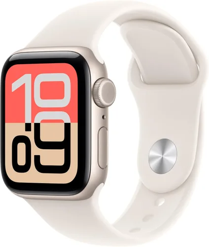 Miniatura 15 de Apple Watch SE 3 [GPS 1.575 in] Smartwatch con caja de aluminio medianoche con correa deportiva de medianoche - S/M. Monitores de fitness y sueño