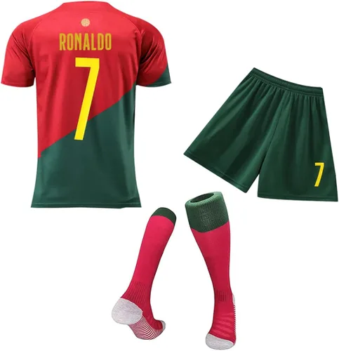 Camiseta de fútbol n. 7, camiseta de fútbol, fanáticos de los deportes al aire libre, camiseta para niños y jóvenes, kit de regalo
