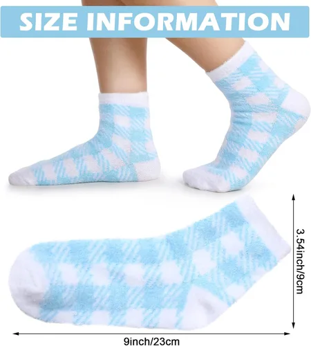 Miniatura 2 de Tarpop 3 pares de calcetines de aloe para mujer, calcetines de spa hidratantes para el día de San Valentín, para pies secos y agrietados, gel