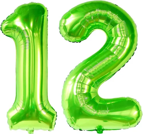 Miniatura 204 de Globos de números de 40 pulgadas del 0 al 9 dorados grandes del número 0, globos digitales para suministros de decoración de celebración de fiesta